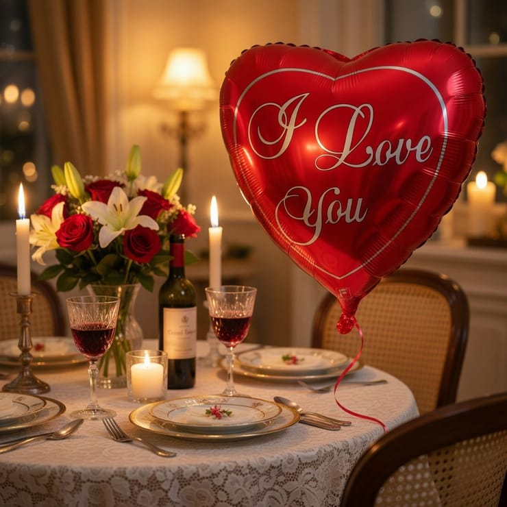Гелиевый шарик Love You – доставка цветов в Ереван