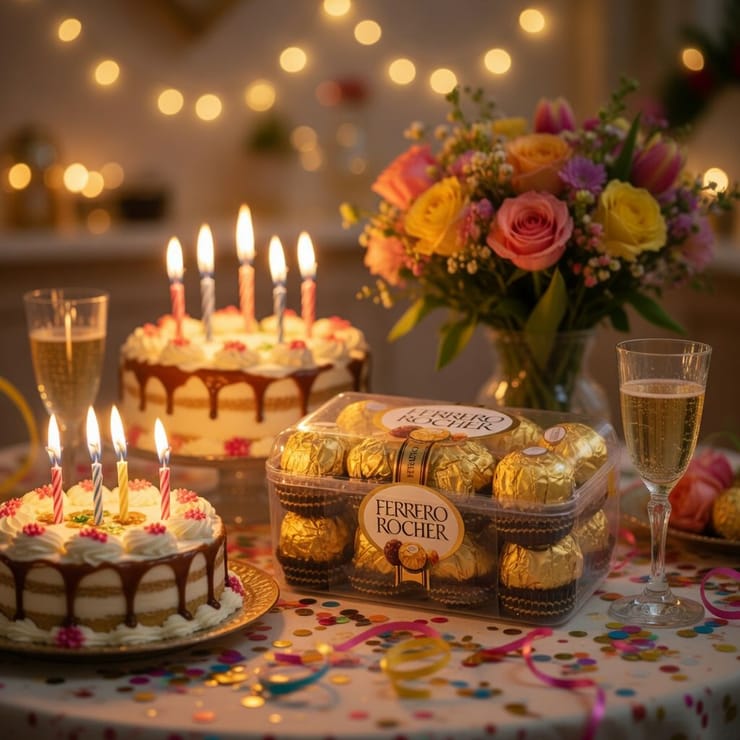 Конфеты Ferrero Rocher 200 г – доставка цветов в Ереван