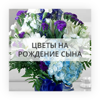 Цветы на рождение сына Київ